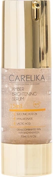 Сыворотка осветляющая Carelika Amber Brightening Serum для жирной и комбинированной кожи с янтарной кислотой 15-в-1 30 мл (4751039281019)