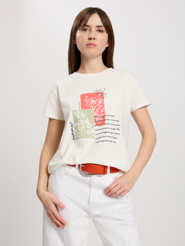 T-shirt damski bawełniany