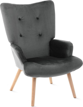 Fotel tapicerowany Homla MOSS 70 x 95 cm Grey (5902869925805)
