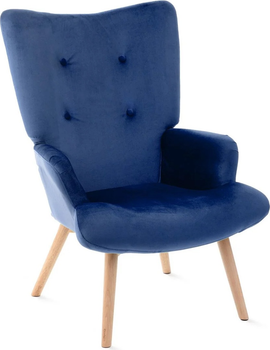 Fotel tapicerowany Homla MOSS 70 x 95 cm Blue (5902869925812)