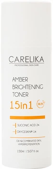 Тонер освітлюючий Carelika Amber Brightening Toner для проблемної та жирної шкіри 15-в-1 100 мл (4751039281002)