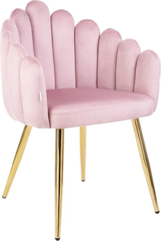 Fotel tapicerowany Homla LANA 60 x 55 x 83 cm Pink (5904183850030)