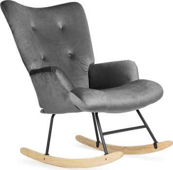 Fotel bujany Homla MOSS 72 x 73 x 92 cm Grey (5904183856711)