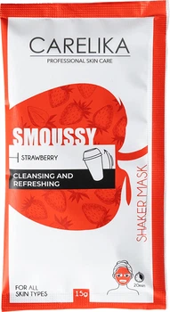 Маска-шейкер для обличчя Carelika Strawberry Smoussy Shaper Mask  з полуницею 15 г (4751039280593)