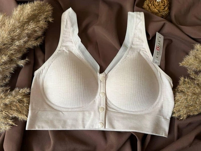 Топ жіночий із застібкою спереду 6941 Lavolle Пудровий one size