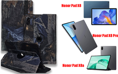 Чехол Spinner360 для планшета Honor Pad X8, Pad X8 Pro, Pad X8a, цвет Hrab