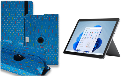 Чехол Spinner360 для планшета Microsoft Surface Go, Go 2, Go 3, цвет Feshn Blue