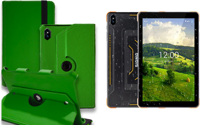 Чехол Spinner360 для планшета Sigma mobile TAB A1033 X-treme, цвет Green