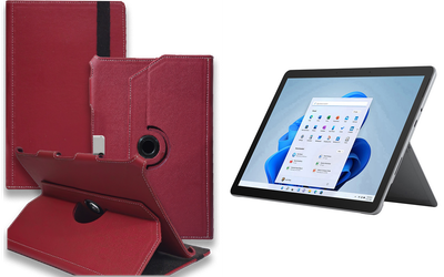 Чехол Spinner360 для планшета Microsoft Surface Go, Go 2, Go 3, цвет Bordo
