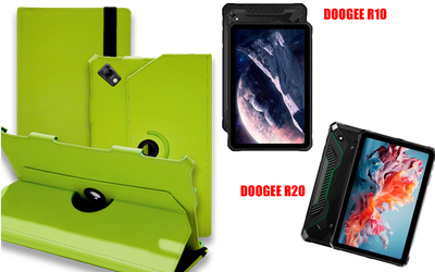 Чехол Spinner360 для планшета DOOGEE R10, DOOGEE R20, цвет Light Green