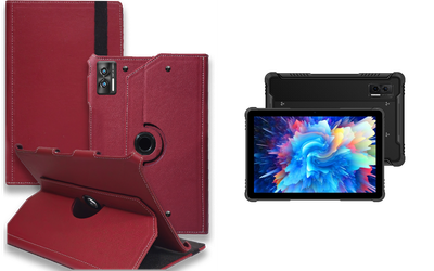 Чехол Spinner360 для планшета DOOGEE R08, цвет Bordo