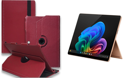 Чехол Spinner360 для планшета Microsoft Surface Pro 10, Pro 11, Pro 11 X Elite, цвет Bordo
