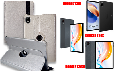 Чехол Spinner360 для планшета DOOGEE T30E, T30S, T30SE, цвет Silver