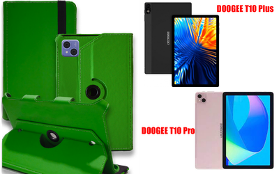 Чехол Spinner360 для планшета DOOGEE T10 Plus, T10 Pro, цвет Green