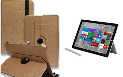 Чехол Spinner360 для планшета Microsoft Surface Pro 2, Pro 3, Pro 4, цвет Gold