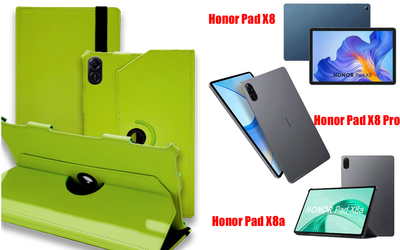 Чехол Spinner360 для планшета Honor Pad X8, Pad X8 Pro, Pad X8a, цвет Light Green