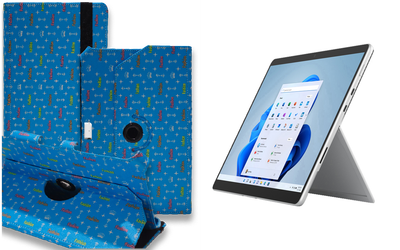 Чехол Spinner360 для планшета Microsoft Surface Pro 8, Pro 9, цвет Feshn Blue