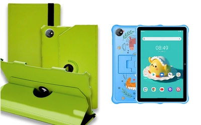 Чехол Spinner360 для планшета Blackview TAB A7 Kids, цвет Light Green