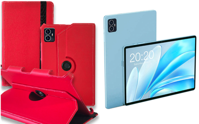 Чехол Spinner360 для планшета Teclast M50, M50 Pro, M50HD, цвет Red
