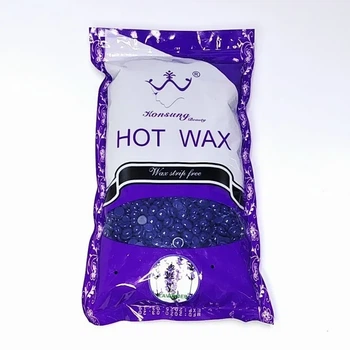 Цветной воск в гранулах Hot Wax 500 грамм Фиолетовый