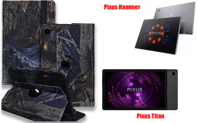 Чехол Spinner360 для планшета Pixus Hammer, Pixus Titan, цвет Hrab