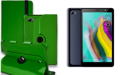 Чехол Spinner360 для планшета Tecno Tab 7 P704a, цвет Green