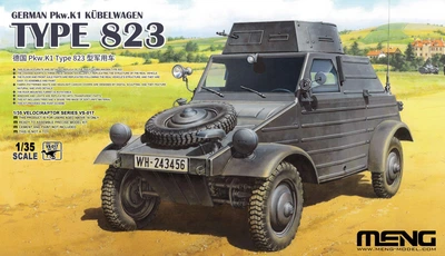 Збірна модель 1/35 Німецький автомобіль K1 Kubelwagen Type-823 Meng VS-017