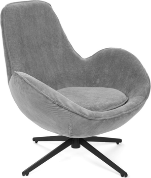Fotel obrotowy Homla LUNAIRE 86 x 76 x 87 cm Grey (5904183872148)