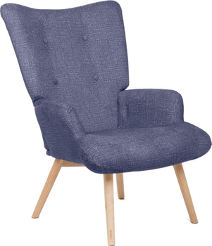 Fotel tapicerowany Homla MOSS POP 70 x 95 cm Navy Blue (5904183882901)