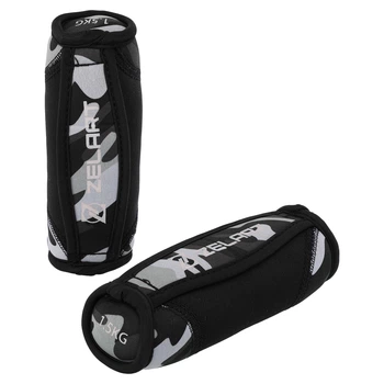 Гантели для фитнеса мягкие насыпные Zelart Камуфляж FI-5730-3