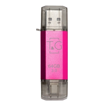 Флеш-накопитель USB 3.0 64GB Type-C T&G 009 Star Series Fuchsia (TG009TC-64GFC3)