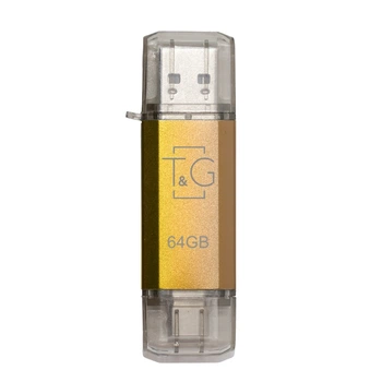 Флеш-накопитель USB 64GB Type-C T&G 009 Star Series Gold (TG009TC-64GGD)