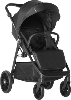 Прогулянкова коляска Kidnort Sjölejon Чорна (5902983624141)