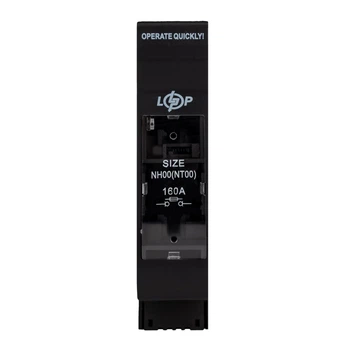 Тримач запобіжника LogicPower 1P 160A (тип PM) розмір корпусу NH00