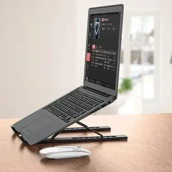 Подставка для планшета складная настольная универсальная 23x15x16 см с регулировкой наклона для ноутбука и электронных книг