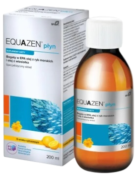 Suplement diety QPharma Equazen płyn o smaku cytrusowym 200 ml (5060072605904)