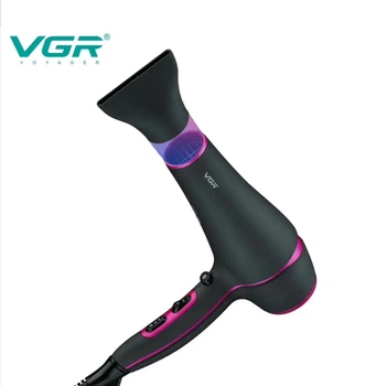 Профессиональный фен для волос VGR V-402 2200 Вт, Мощный фен с насадками концентратором и диффузором