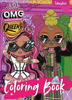 Розмальовка зі стікерами L.O.L O.M.G. Queens2 Идейка (LCB15)