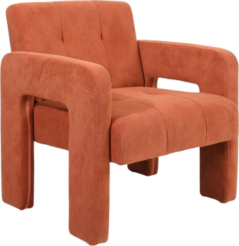 М'яке крісло Homla PELLE 74 x 68 x 72 см Orange (5906496737787)