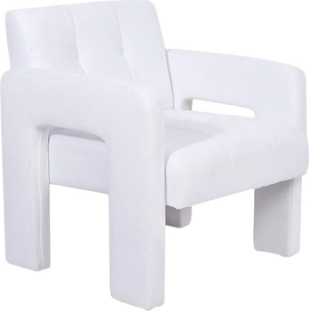 М'яке крісло Homla PELLE 74 x 68 x 72 см White (5906496737763)