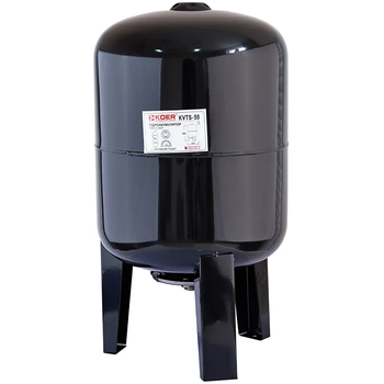 Гідроакумулятор вертикальний Koer KVTS-50 (50л, корпус-сталь 1,2мм) KB0013