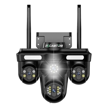 Зовнішня 20 MP IP камера Overscam 4 об’єктива 8K WiFi FFVideo