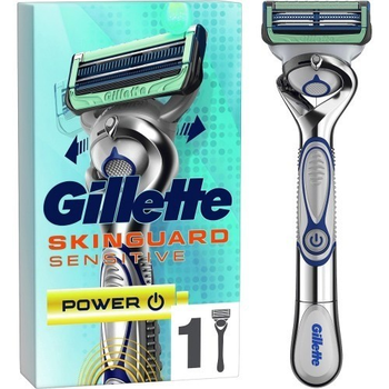 Станок для гоління чоловічий (Бритва) Gillette Skinguard POWER Sensitive Flexball з 1 змінним картриджем підходить під ProGlide Power