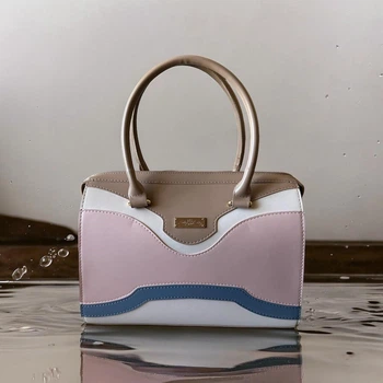 Сумка каркасна жіноча Betty Pretty з екошкіри різнобарвна 812PINKKOL