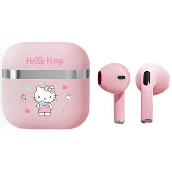 Дитячі бездротові навушники Hello Kitty Pink (Рожеві)