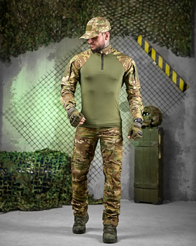Тактический летний комплект 3 в 1 штаны, бейсболка, UBACS Tactical Combat Multicam S