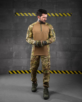 Тактический летний костюм Рип-стоп липучки под шевроны Combat Force Multicam S