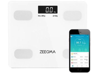 Ваги підлогові електронні Zeegma Gewit White