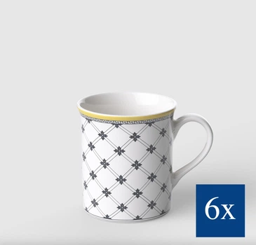Villeroy & Boch Audun набір чашок 300 мл порцеляна преміум-класу 6 предметів 1010699651