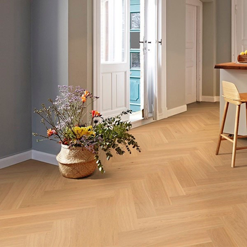 Паркетна дошка Floor`360 Дуб HERRINGBONE T/G brown filler Ялинка Масло